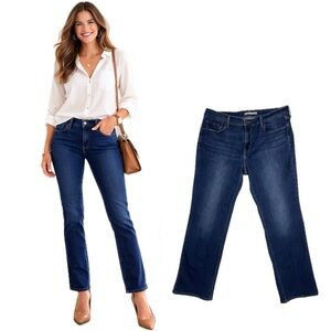 Levi's 505 Straight Leg Jeans Blue Women's 14S Short W32 L30